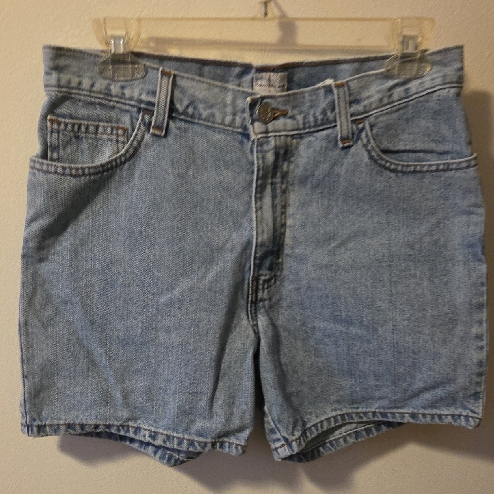 Calvin Klein Collection Light Blue Jean Shorts
